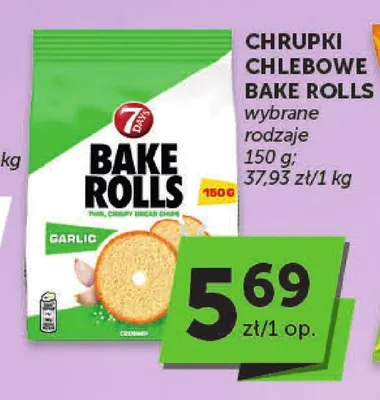 Chrupki chlebowe Bake Rolls promocja w Groszek