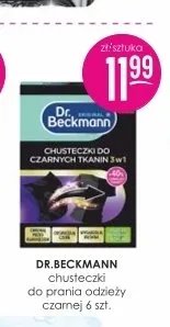 Chusteczki do prania odzieży czarnej Dr. Beckmann promocja w Drogerie Jasmin