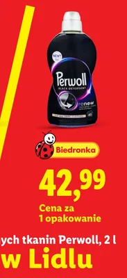 Płyn do prania ciemnych tkanin Perwoll promocja w Lidl