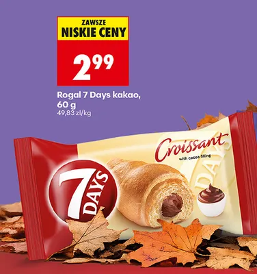 Rogal 7 Days kakao promocja w Biedronka
