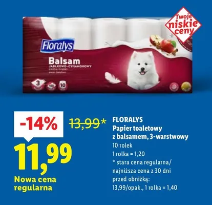 Papier toaletowy promocja w Lidl