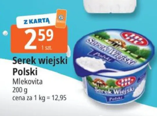 Serek wiejski Polski promocja w Leclerc