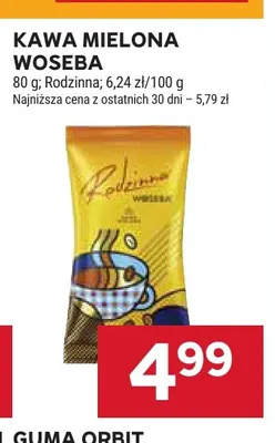 Kawa mielona Rodzinna Woseba promocja w Stokrotka
