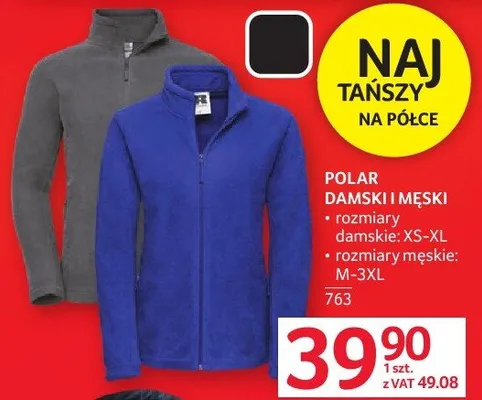 Polar damski i męski promocja w Selgros
