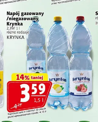 Napój gazowany Krynka promocja w Prim Market