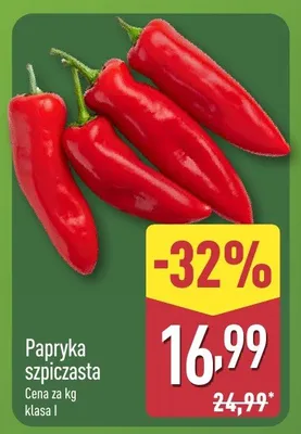 Papryka szpiczasta klasa I promocja w Aldi
