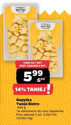 Kopytka Twoje Bistro promocja w Netto