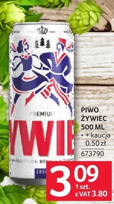 Piwo Żywiec 500ml + kaucja 0.50zł promocja w Selgros
