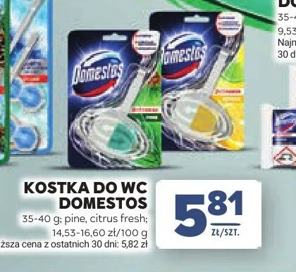 Kostka do WC Domestos promocja w Stokrotka