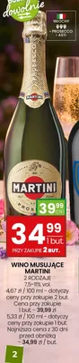Wino musujące MARTINI promocja w Twój Market