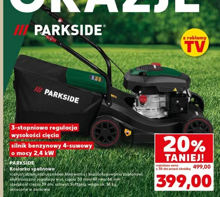 Kosiarka spalinowa Parkside promocja w Kaufland