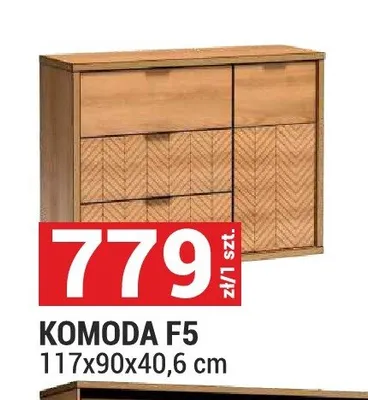 Komoda F5 Fonti 117x90x40,6 cm promocja w Merkury Market