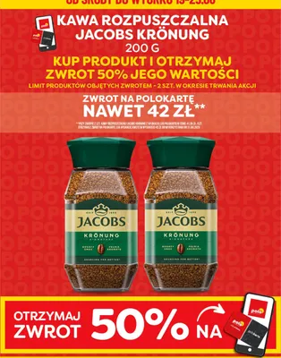 Kawa rozpuszczalna Jacobs Krönung promocja w POLOmarket