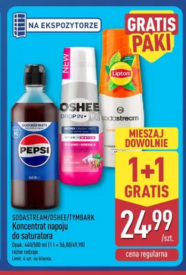 Koncentrat napoju do saturatora Pepsi Sodastream promocja w Aldi