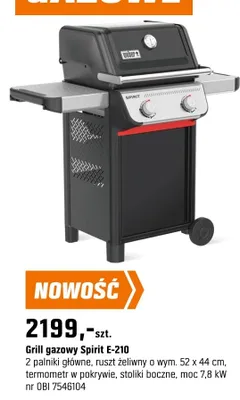 Grill gazowy Spirit E-210 promocja w OBI