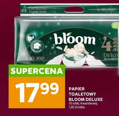 Papier toaletowy Deluxe promocja w Stokrotka