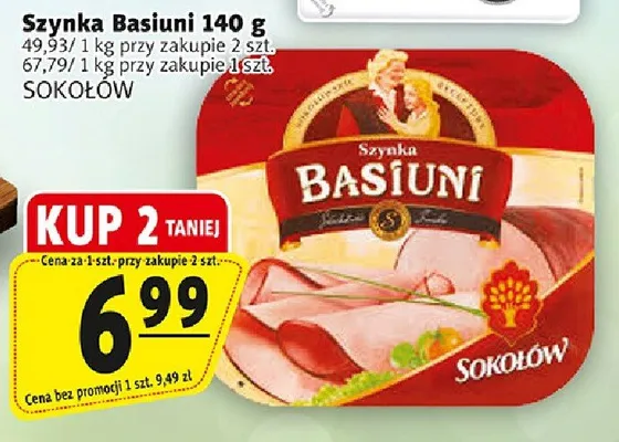Szynka Basiuni promocja w Prim Market