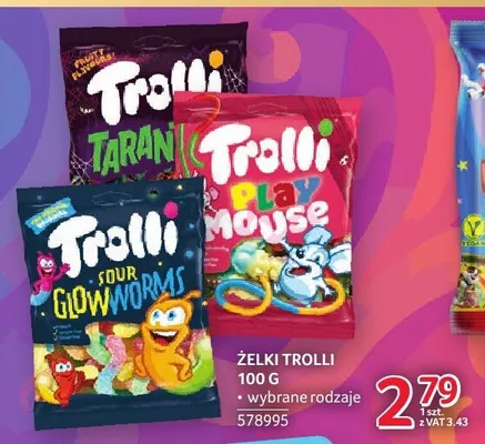 Żelki Trolli Sour Glowworms promocja w Selgros