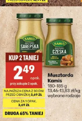 Musztarda Kamis Sarepska promocja w Delikatesy Centrum