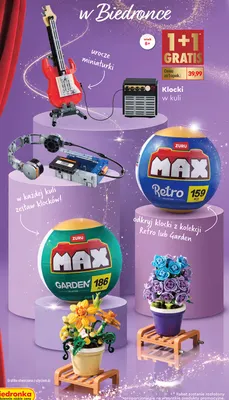 Klocki w kuli Garden Zuru promocja w Biedronka