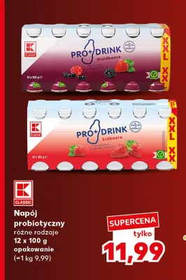 Napój probiotyczny K-Classic 12-pak promocja w Kaufland
