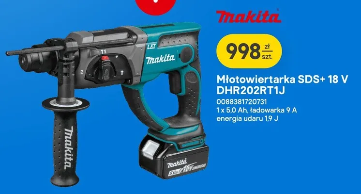 Młotowiertarka SDS+ Makita promocja w Castorama