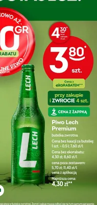 Piwo Lech Premium promocja w Żabka