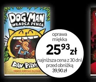Książka Dog Man Władca Pcheł oprawa miękka promocja w Dzień Dziecka