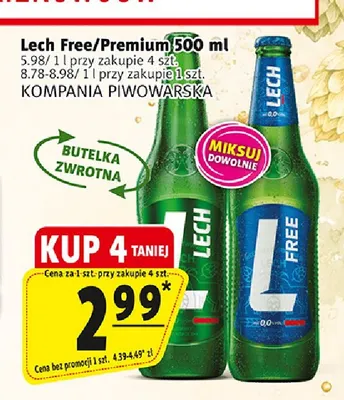 Piwo Lech Premium promocja w Prim Market