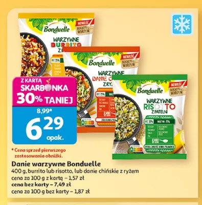Danie warzywne Bonduelle chińskie z ryżem promocja w Auchan