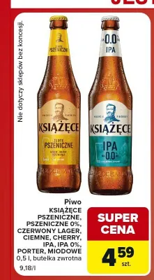 Piwo Książęce IPA promocja w Carrefour Market