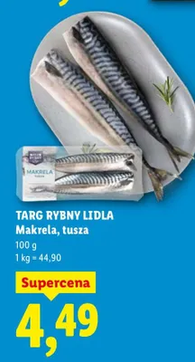Makrela, tusza promocja w Lidl