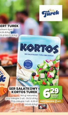 Ser sałatkowy Kortos naturalny Turek promocja w Stokrotka
