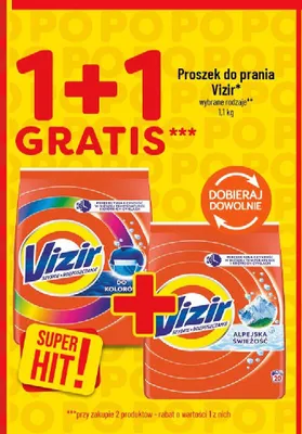 Proszek do prania Vizir promocja w POLOmarket