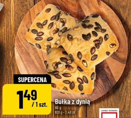 Bułka z dynią promocja w POLOmarket