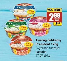 Twaróg delikatny President z koperkiem promocja w API Market