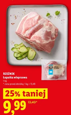Łopatka wieprzowa Rzeźnik promocja w Lidl
