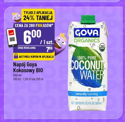 Napój Goya Kokosowy BIO promocja w POLOmarket