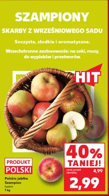 Polskie jabłka Szampion Kaufland promocja w Kaufland