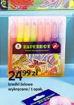 Kredki żelowe wykręcane Paperdot promocja w Empik