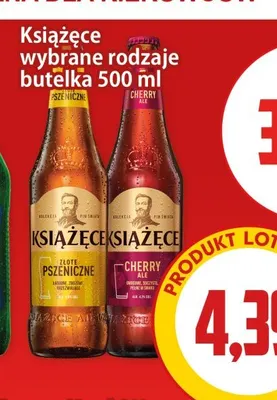 Piwo Książęce Złote Pszeniczne promocja w Kupiec