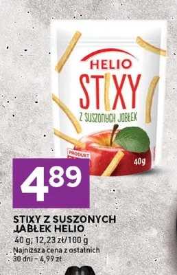 Stixy z suszonych jabłek promocja w Stokrotka