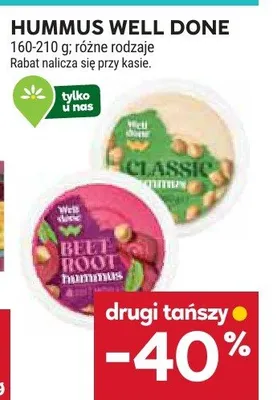 Hummus Well Done promocja w Stokrotka