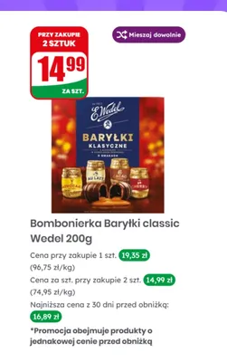 Bombonierka Baryłki classic promocja w Dino