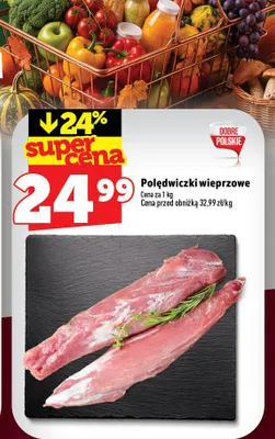Polędwiczki wieprzowe promocja w TOPAZ