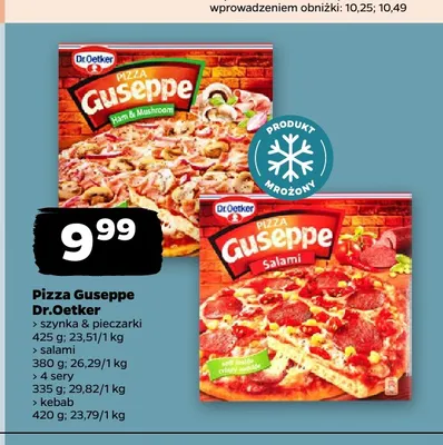 Pizza Guseppe kebab Dr.Oetker promocja w Netto