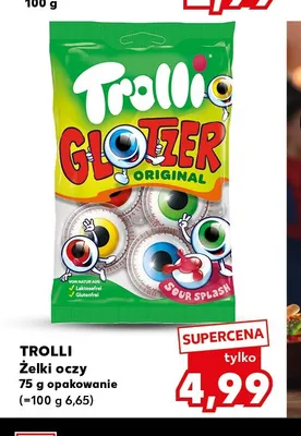 Żelki oczy Trolli promocja w Kaufland