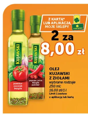 Olej Kujawski z ziołami pomidor czosnek bazylia promocja w Groszek
