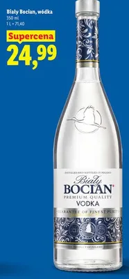 Wódka Biały Bocian promocja w Lidl