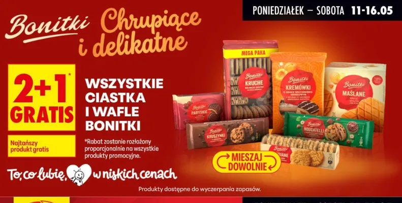 Ciastka Bonitki Owsiane promocja w Biedronka